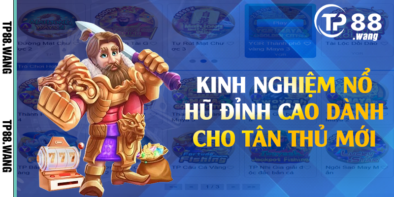 Kinh nghiệm nổ hũ đỉnh cao dành cho tân thủ mới